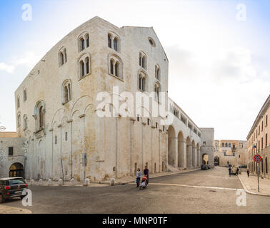 Bari, Italia - 5.05.2018: Der heilige Nikolaus Basilika in Bari, Italien Stockfoto