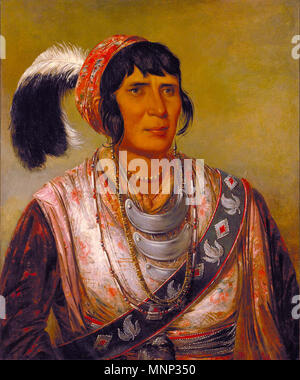 . Seminole Chief Osceola (1804 - 1838). Januar 1838. George Catlin Alternative Namen G. Catlin; Geo. Catlin, George Caitlin; George Bruce Catlin; Catlin Beschreibung amerikanische Maler, Künstler, Bildende Künstlerin und Rechtsanwalt Datum der Geburt / Tod 26 Juli 1796/ 1794 vom 23. Dezember 1872 / 1872 Ort der Geburt / Todes Wilkes - Jersey City Standort Philadelphia, New York, Albany, Buffalo, Washington Authority control: Q 455133 VIAF: 88688790 ISNI: 0000 0001 09228325 ULAN: 500004854 50035819 LCCN: n NLA: 35026649 WorldCat 948 Osceola Stockfoto