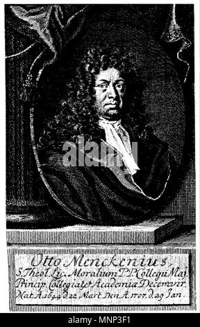 . Otto Mencke († 1707). Martin Bernigeroth (1670 - 1733) Alternative Namen Martin Friedrich Bernigeroth Beschreibung deutscher Graveur Geburtsdatum / Tod 1670 vom 6. Juni 1733 Ort der Geburt / Todes Englisch: Friesdorf, Sachsen, Deutschland English: Friesdorf (Mansfeld) Landkreis Rammelburg Englisch: Leipzig, Sachsen, Deutschland Arbeitsort Leipzig Authority control: Q 1903440 VIAF: 66571408 ISNI: 0000 0001 1662 0931 ULAN: 500110406 LCCN: 96004060 GND Nr: 122027248 WorldCat 949 Otto Mencke von Bernigeroth Stockfoto