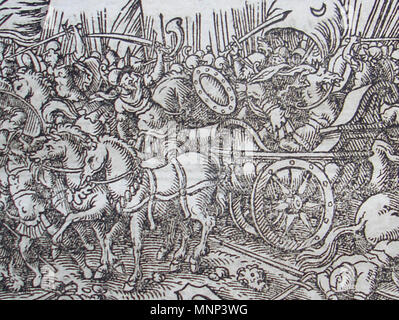 . Virgil Solis, Achille sfida ein duello Cicno (Edizione 1581), Ovidio, Metamorfosi, libro XII, 105-121. 24. September 2008. Virgil Solis (1514 - 1562) Alternative Namen Solis, Virgil Beschreibung Deutsche Maler und Graveur Geburtsdatum / Tod 1514 1. August 1562 Ort der Geburt / Todes Nürnberg Nürnberg Standort Nürnberg Authority control: Q 563366 VIAF: 17337630 ISNI: 0000 0001 2122 4677 ULAN: 500007753 81017860 LCCN: n GND: 118615300 WorldCat 951 Ovid Metamorphos 001 Stockfoto