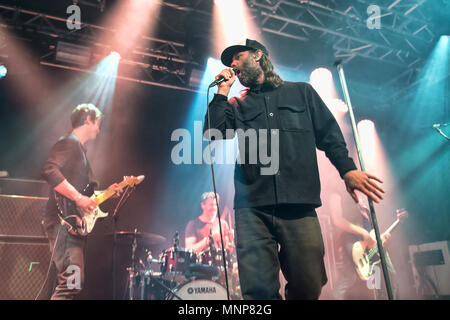 Edinburgh, Schottland, Großbritannien. 18 Mai, 2018. Riff in Konzert in der Flüssigkeiten, Edinburgh, Großbritannien, 18. Mai 2018 Credit: Stuart Westwood/Alamy leben Nachrichten Stockfoto