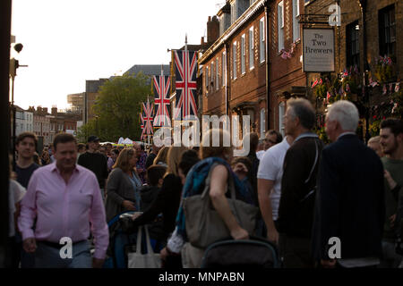 Windsor, Großbritannien. 18 Mai, 2018. Credit: Insook Gardiner/Alamy leben Nachrichten Stockfoto