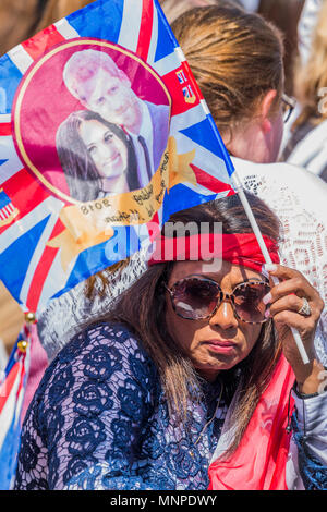 Windsor, Großbritannien. 19. Mai 2018. Die königliche Hochzeit des Prinzen Henry (Harry) von Wales und Frau Meghan Markle in Windsor. Sie werden den Herzog und die Herzogin von Sussex. Credit: Guy Bell/Alamy leben Nachrichten Stockfoto