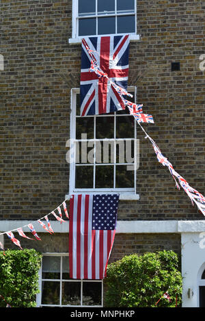 Windsor, Großbritannien. 19. Mai 2018. Die königliche Hochzeit in Windsor von Prinz Harry und Meghan Markle. Quelle: Matthew Chattle/Alamy leben Nachrichten Stockfoto