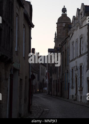 Straße von Le Croisic Stockfoto