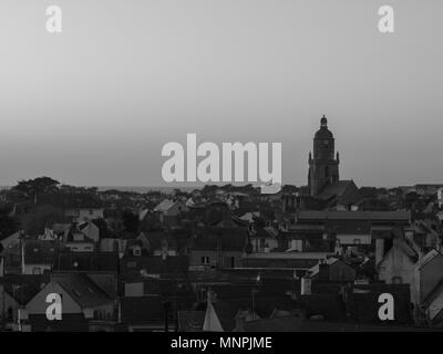 Stadtbild von Le Croisic Stockfoto