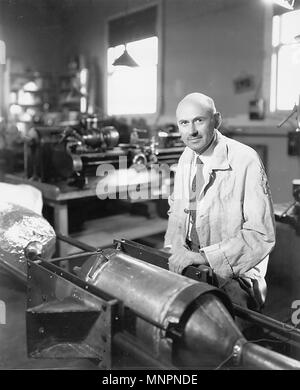 ROBERT GODDARD (1882-1945) amerikanischer Ingenieur und Pionier Designer von flüssigen betriebenen Raketen Stockfoto