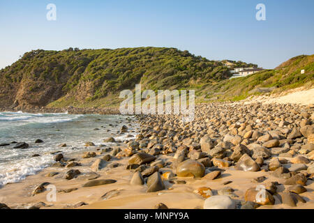 Boomerang Beach auf der Mitte der Nordküste von New South Wales, Australien Stockfoto