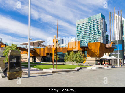 Die neue Yagan Square in der Innenstadt von Perth, Western Australia, Australien Stockfoto