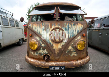 Vintage, retro Volkswagen VW Transorters Stockfoto