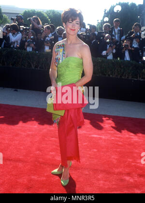 PASADENA, Ca - 16. SEPTEMBER: Schauspielerin Dana Delany besucht die 42. jährlichen Primetime Emmy Awards auf September 16,1990 am Pasadena Civic Auditorium in Pasadena, Kalifornien. Foto von Barry King/Alamy Stock Foto Stockfoto