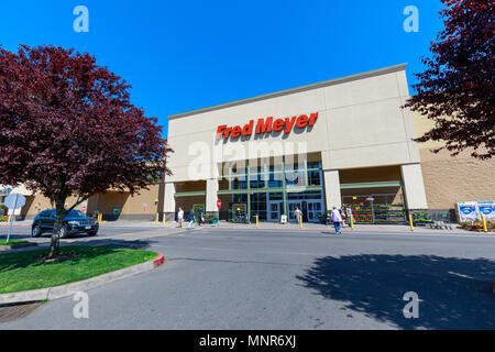 Portland, Oregon - 14. Mai 2018: Fred Meyer, Inc., ist eine Kette von SB-Warenhaus superstores Stockfoto