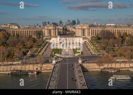 Trocadero in Paris Stockfoto