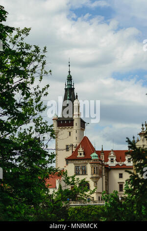 Schloss Pruhonice in der Nähe von Prag Stockfoto