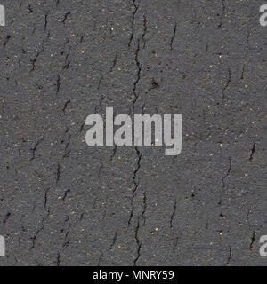 Asphalt und Bitumen nahtlose Textur oder Hintergrund Stockfoto