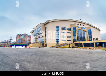 Machatschkala, Dagestan, Russland - 8. März 2018: Gebäude des Museums Russland ist meine Geschichte Stockfoto