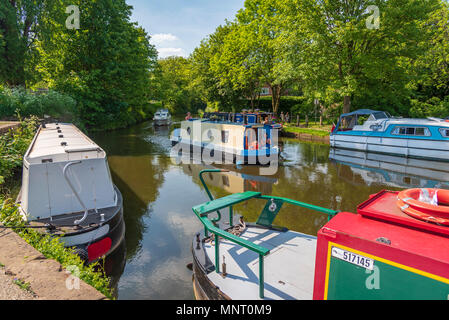 Lymm. Cheshire. North West England. Bridgewater Canal. Stockfoto