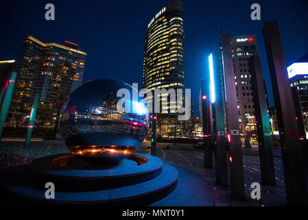 Am 4. April, 2018. Südkorea, Seoul Samseong Station Star-Yard Bibliothek Stockfoto