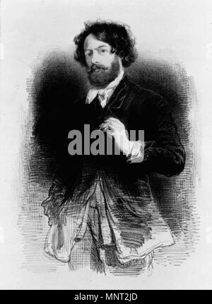 Selbstportrait, 1842. 966 Paul Gavarni - Selbstbildnis - WGA 8501 Stockfoto