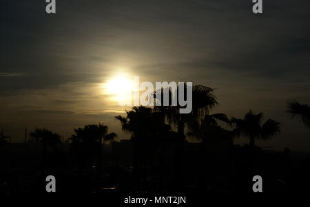 Sunrise Harbour Island San Diego Stockfoto