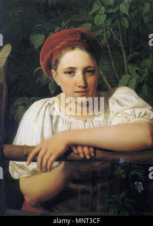 . Крестьянка Тверской губернии. 1840. 19. Alexey Venetsianov (1780-1847) Alternative Namen English: Alexei Gawrilowitsch Wenezianow Englisch: Alexey Gavrilovich Venetsianov Русский: Алексей Гаврилович Венецианов Beschreibung russische Maler Geburtsdatum / Tod 18. Februar 1780 vom 16. Dezember 1847 Ort der Geburt / Tod Moskau Tver Arbeitsort St. Petersburg, Moskau, Twer Authority control: Q 515879 VIAF: 59877754 ISNI: 0000 00010977 7711 ULAN: 500010365 81096270 LCCN: n NLA: 35579274 WorldCat 969 Bauernmädchen aus Tver durch Venetsianov Stockfoto