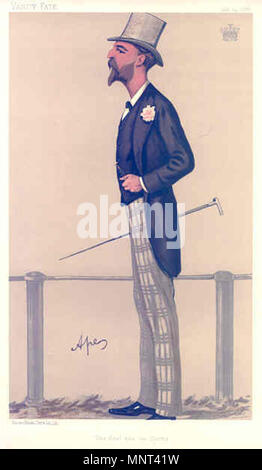 . Karikatur von George Herbert, 13. Earl of Pembroke, 10. Earl Montgomery. Bildunterschrift lesen "Der Graf und der Arzt". 1888. Carlo Pellegrini (1839-1889) Alternative Namen Singe, Ape Beschreibung italienische Künstler und Karikaturist Geburtsdatum / Tod am 25. März 1839 vom 22. Januar 1889 Ort der Geburt / Todes Capua in London arbeiten Standort London Authority control: Q 935877 VIAF: 91408204 ISNI: 0000 0001 1684 9584 ULAN: 500106277 94116782 LCCN: n NLA: 35070756 WorldCat 971 George Herbert Vanity Fair vom 14. Juli 1888 Stockfoto