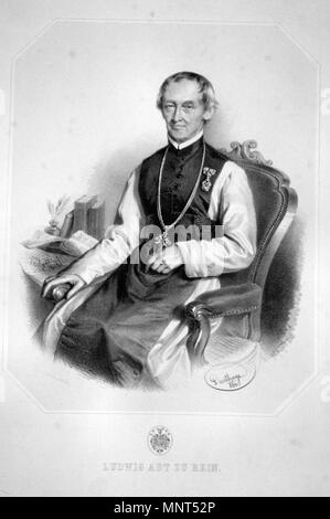 OLYMPUS DIGITALKAMERA. English: Ludwig Crophius (1772-1861), Edler von Kaisersieg, ab 1823 Abt des Stiftes Zisterzensier Rein bei Graz. Lithographie von Adolf Dauthage, 1860. 1860. Adolf Dauthage (1825-1883) 832 Ludwig Grophius Litho Stockfoto