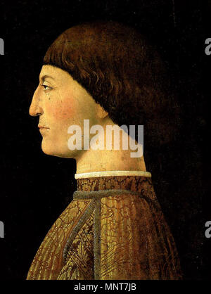 Sigismondo Pandolfo Malatesta 1451. 986 Piero della Francesca - Sigismondo Pandolfo Malatesta-WGA 17624 Stockfoto