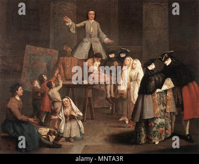 Der Zahn Abzieher 1746. 996 Pietro Longhi - Der Zahn Abzieher - WGA 13403 Stockfoto