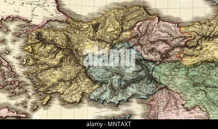 . Englisch: Türkei in Asien. Erarbeitet unter der Leitung von Herrn Pinkerton von L. Hebert. Neele sculpt. 352 Strang. London: veröffentlichte Sepr. 1 st. 1813, von Cadell & Davies, Strand & Longman, Hurst, Rees, Orme, & Braun, Paternoster Row. 1813. John Pinkerton (1758 - 1826) Alternative Namen Pinkerton, John Beschreibung Schottischen antiquarische, Kartograph, Numismatist und Historiker Geburtsdatum / Tod 17. Februar 1758 10. März 1826 Ort der Geburt / Todes Edinburgh Paris Authority control: Q 3446354 VIAF: 12358699 ISNI: 0000 0001 1596 4513 84055813 LCCN: n NLA: 35423732 GND: 100236456 WorldCat 998 Stockfoto