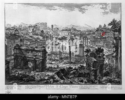 . Italiano: Veduta di Campo Vaccino. 1748 - 1774. Giovanni Battista Piranesi (1720 - 1778) Alternative Namen Gian Battista Piranesi; Giovan Battista Piranesi; Piranesi; Giambattista Piranesi Beschreibung Grafiker, Architekt und Graveur Geburtsdatum / Tod 4 Oktober 1720 9 November 1778 Ort der Geburt / Todes Mogliano Veneto, Republik Venedig Rom, Kirchenstaat Authority control: Q 316307 VIAF: 2546239 ISNI: 0000 0001 2117 9992 ULAN: 500114965 79006767 LCCN: n NLA: 35424195 WorldCat 1000 Campo Vaccino Piranesi Stockfoto