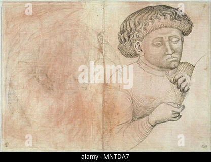Français: Jeune Homme, Vu en buste, de Trois Quarts vers la droite 1430 s. 1006 Pisanello-Codex Vallardi 2597 v Stockfoto