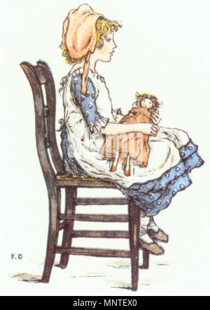 . Britische Maler, Schriftsteller, Illustrator und Schriftsteller 1012 Polly - Kate Greenaway - Project Gutenberg eText 17168 Stockfoto