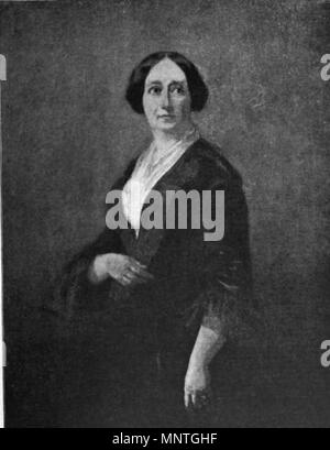 . Deutsch: "Porträt seiner Mutter, "durch Boston Malers William Morris Hunt. Erste Porträt der Jagd war, gemalt von seiner Mutter, Jane Leavitt Hunt, in seinem Studio in Paris 3 Rue Pigalle im Jahre 1850 ausgeführt. Die drei-viertel länge Porträt zeigt seine Mutter mit Blick auf die Künstler. . 1850. William Morris Hunt (1824 - 1879) Alternative Namen W. M. Hunt, William M. Hunt; William Morris Hunt (1824-1879); William Morris Hunt; wm Morris Hunt Beschreibung amerikanischer Maler, Bildhauer, Grafiker, Lithograph und Schublade Datum der Geburt / Tod 13 März 1824, 18. September 1879 Ort der Geburt / Todes Br Stockfoto
