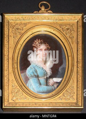 Portrait von Maria Amalia der beiden Sizilien (1782-1866) aus dem frühen 19. Jahrhundert. 1020 Portrait von Maria Amalia der beiden Sizilien Stockfoto