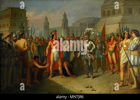 1029 Prisión de Guatimocín, último Emperador de Méjico (Museo de Zaragoza) Stockfoto