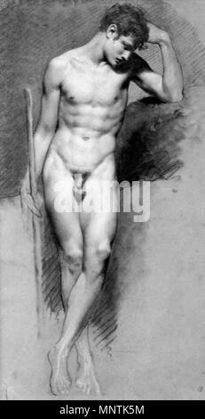 . Nudo accademico maschile. . Pierre-Paul Prud'hon (1758 - 1823) Beschreibung Französische Maler Geburtsdatum / Tod am 4. April 1758 14. Februar 1823 Ort der Geburt / Todes Cluny Paris arbeiten Standort Paris Aufsicht: Q 469056 VIAF: 49234795 ISNI: 0000 0000 8380 6149 ULAN: 500003716 LCCN: n 81102782 WGA: Pierre-Paul Prud'hon, WorldCat 1031 Prud'hon, Pierre-Paul (1758-1823) - Nudo accademico - 06. Stockfoto