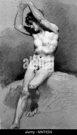 . Nudo accademico maschile. . Pierre-Paul Prud'hon (1758 - 1823) Beschreibung Französische Maler Geburtsdatum / Tod am 4. April 1758 14. Februar 1823 Ort der Geburt / Todes Cluny Paris arbeiten Standort Paris Aufsicht: Q 469056 VIAF: 49234795 ISNI: 0000 0000 8380 6149 ULAN: 500003716 LCCN: n 81102782 WGA: Pierre-Paul Prud'hon, WorldCat 1031 Prud'hon, Pierre-Paul (1758-1823) - Nudo accademico - 11. Stockfoto