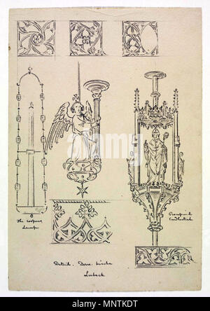 . Englisch: E.77:39-1970 Zeichnung topographische Zeichnung Pugin (1812-1852) Lübeck 1850 Bleistift mit Feder und Tinte. 1850. Augustus Pugin (1812-1852) Alternative Namen Augustus Welby Northmore Pugin; A.W.N. Pugin Beschreibung der britische Architekt Geburtsdatum / Tod vom 1. März 1812 14. September 1852 Ort der Geburt / Todes Bloomsbury Ramsgate Authority control: Q 313288 VIAF: 17247761 ISNI: 0000 0000 8096 1987 ULAN: 500008414 50027100 LCCN: n NLA: 35435757 WorldCat 1032 PuginDom 2014 HD3027 Stockfoto