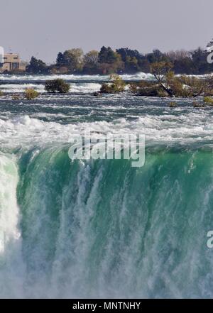 Bild mit einem leistungsfähigen Niagara Wasserfall Stockfoto