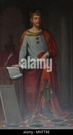 . Español: imaginario Retrato de Alfonso X de Castilla (1221-1284), Conservado en El Alcázar de Segovia. Alfonso X fue hijo del Rey Fernando de Castilla y de la Reina Beatriz de Schwaebische. Reinó entre Los años 1252 y 1284, en que falleció. A La muerte de su Padre, Fernando III, reanudó La ofensiva contra Los musulmanes, ocupando las ciudades de Jerez de la Frontera (1253) y Cádiz (C. 1262). En 1264 tuvo Que Hacer frente a una importante Revuelta de los mudéjares de Murcia y El Valle del Guadalquivir. Como hijo de Beatriz de Schwaebische, aspiró Al trono del Sacro Imperio Romano Germánico, proyecto Stockfoto