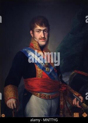 1058 Retrato del Infante Carlos María Isidro de Borbón (Vicente López) Stockfoto