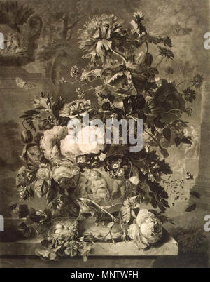 Blumen 1778. 1060 Richard Earlom - Blumen - WGA 07453 Stockfoto