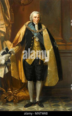 1061 Couder - Louis-Fran çois-Armand de Vignerot du Plessis, duc de Richelieu (1696-1788) Stockfoto