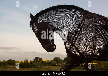 Featherstone War Horse Memorial Stockfoto