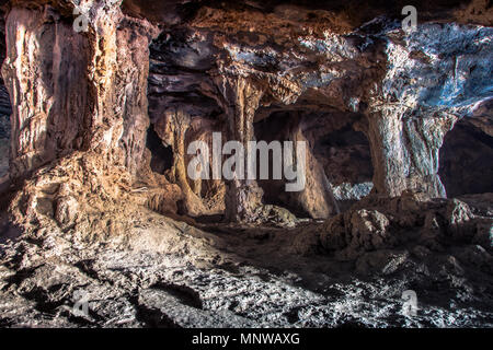 Höhle von Milatos, Kreta, Griechenland. Stockfoto