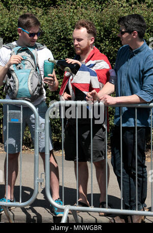 Windsor, Großbritannien. 20. Mai 2018. © Lizenziert BOWEN FOTOGRAFIE zu reichen. 19.05.2018. Windsor, Großbritannien. Die königliche Hochzeit von Meghan Markle & Prinz Harry in Windsor, Berkshire, heute. Photo Credit: RICH BOWEN Credit: Rich Bowen/Alamy leben Nachrichten Stockfoto