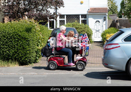 Windsor, Großbritannien. 20. Mai 2018. © Lizenziert BOWEN FOTOGRAFIE zu reichen. 19.05.2018. Windsor, Großbritannien. Die königliche Hochzeit von Meghan Markle & Prinz Harry in Windsor, Berkshire, heute. Photo Credit: RICH BOWEN Credit: Rich Bowen/Alamy leben Nachrichten Stockfoto