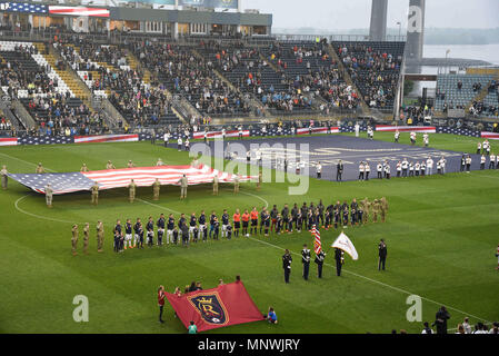 Chester, Pennsylvania, USA. 19 Mai, 2018. Talen Energie Stadion, Heimat des Philadelphia Union, in Chester Pa Credit: Ricky Fitchett/ZUMA Draht/Alamy leben Nachrichten Stockfoto