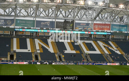 Chester, Pennsylvania, USA. 19 Mai, 2018. Talen Energie Stadion, Heimat des Philadelphia Union, in Chester Pa Credit: Ricky Fitchett/ZUMA Draht/Alamy leben Nachrichten Stockfoto